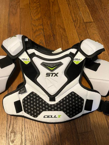 New Medium Youth STX Cell V Shoulder Pads