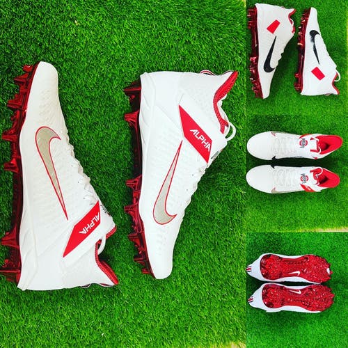Nike Alpha Menace Pro 2 Mid Ohio State PE - Size 14