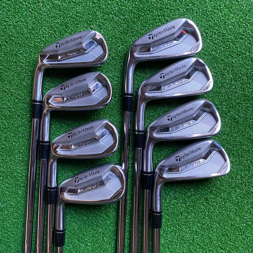 Left Handed Taylormade P770 Iron Set 3-PW KBS Tour FLT 120 Stiff Flex