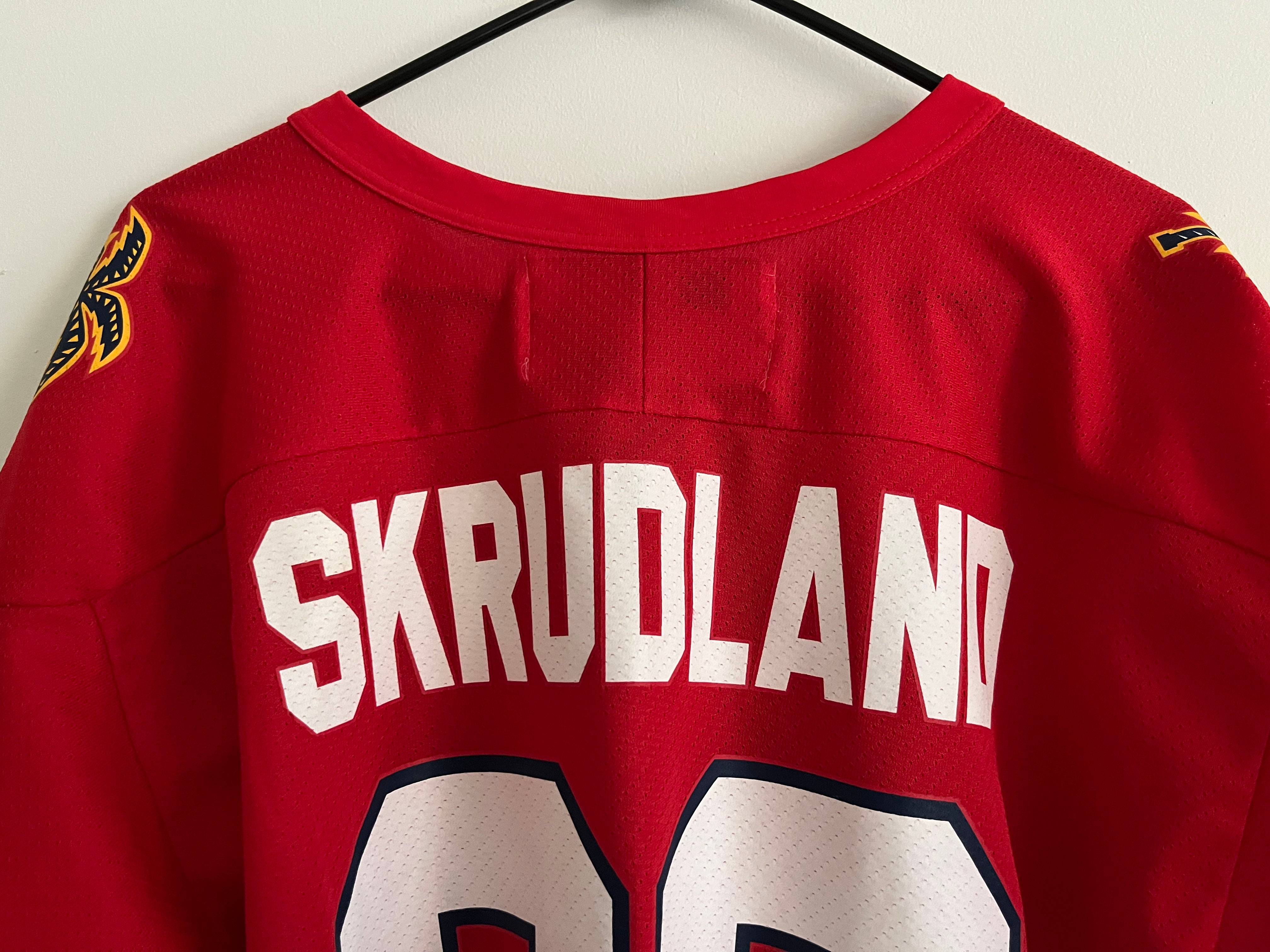 Brian Skrudland 1996 Florida Panthers Away Throwback NHL Hockey Jersey