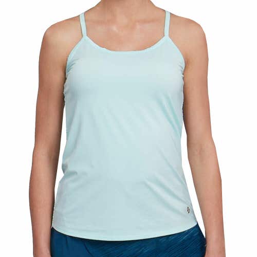 Cross Court Blue Abyss Crystal Waters Womens Tennis Tank Top