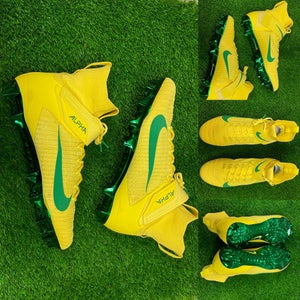 Nike Oregon Ducks Alpha Menace Elite 2 - Yellow & Green - Size 14