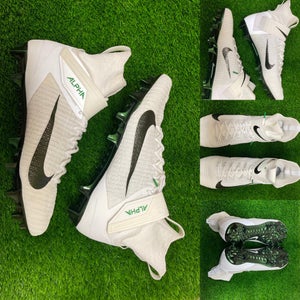 Nike Oregon Ducks Alpha Menace Elite 2 - White & Green - Size 15