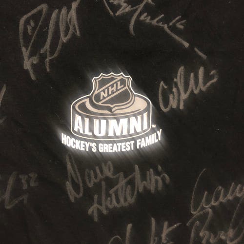 NHL Alumni Autographed tshirt
