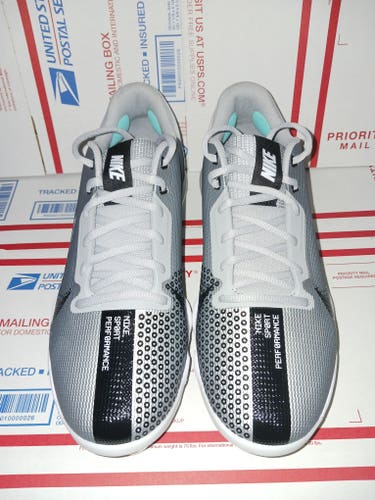 Gray New Adult Men's Size 11 (Women's 12) Metal Nike Low Top Force Zoom Trout 7