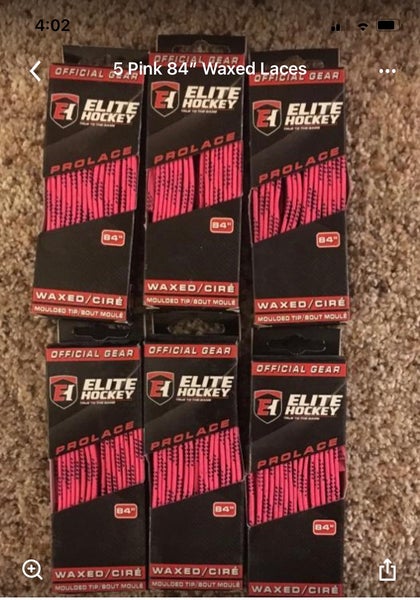 1 Pink 84” waxed laces