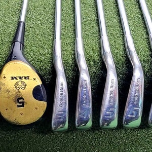 Golden Ram Combo Set 3i-PW, 1w, 3w + 5w  / RH /  TT Ladies Steel  /  HC / jd5529