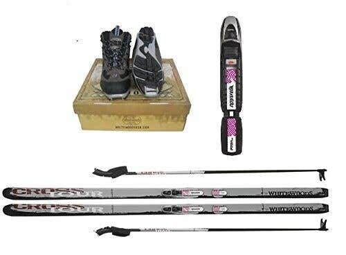 Whitewoods Adult NNN Cross Country Ski Package, 157cm (for Skiers 90-120 lbs.)