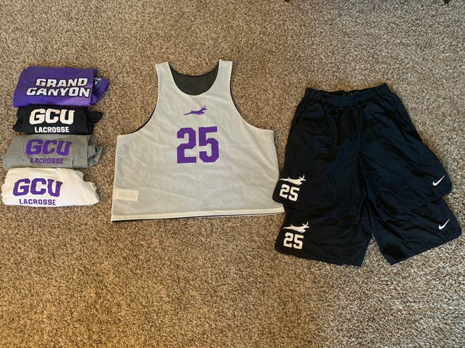 GCU Lax 2021-2022 Nike Practice Apparel + LU Game Shooter (Shooter Shirts, Shorts, Pinnie)