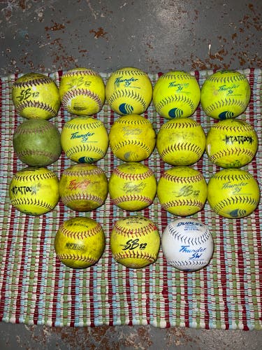 18 Pack of 12” Softballs