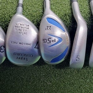 P5G PG Combo Set 5i-PW, H 22*, 1w, 3w, +7w  /  RH /  Regular Graphite  /  jd5530