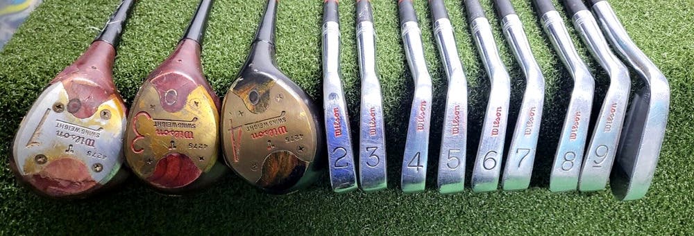 Wilson Gary Middlecoff Combo Set 2i-9i, Woods 1,3,4 / RH / Steel / HC / jd5534
