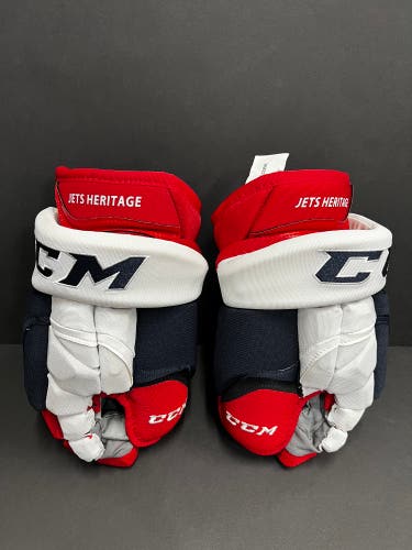 New CCM 13" Pro Stock Jets Heritage Classic HG12 Gloves