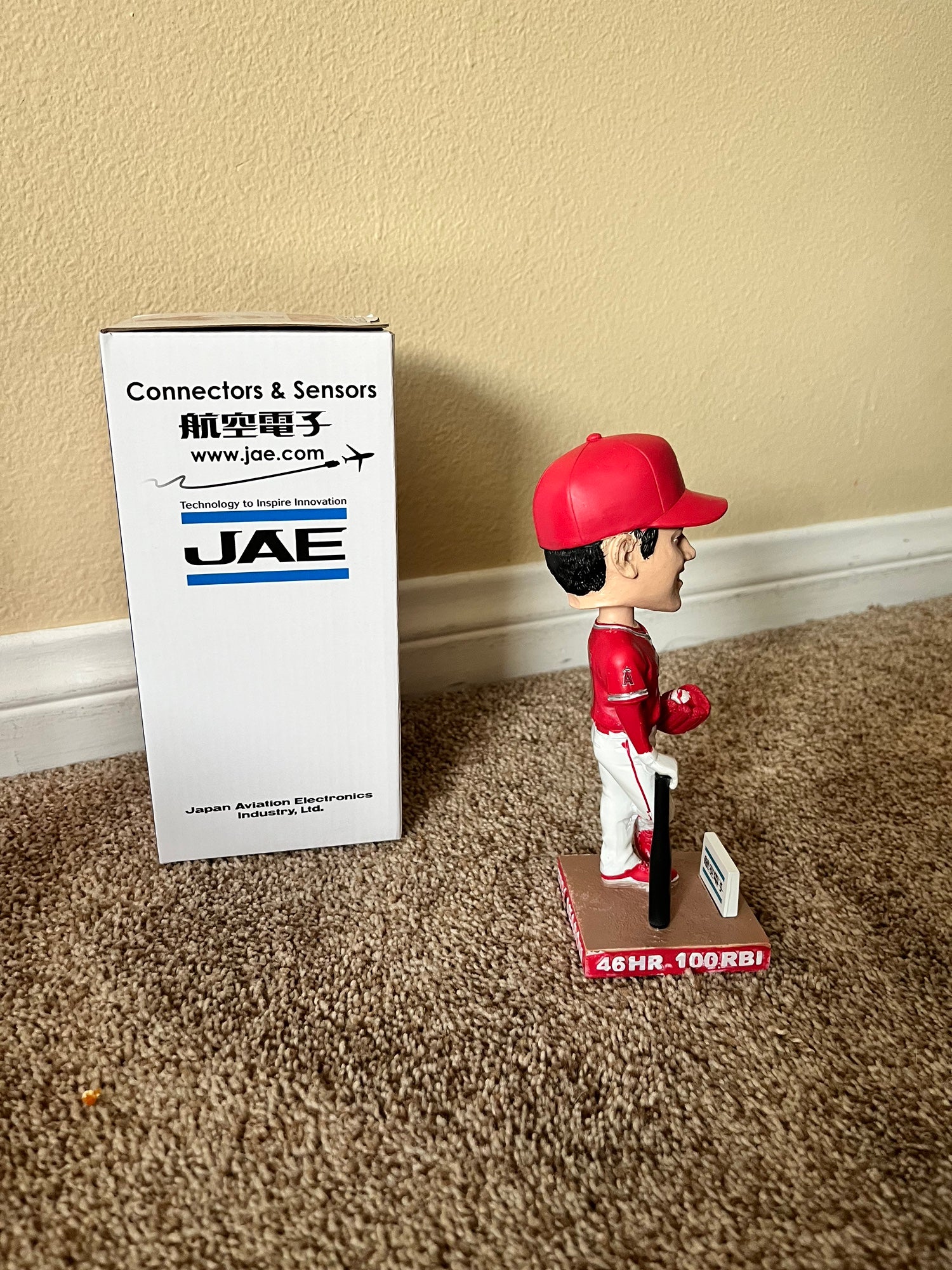 Shohei Ohtani Angels Giveaway Lot: Bobblehead, Face Shirt, Pillow