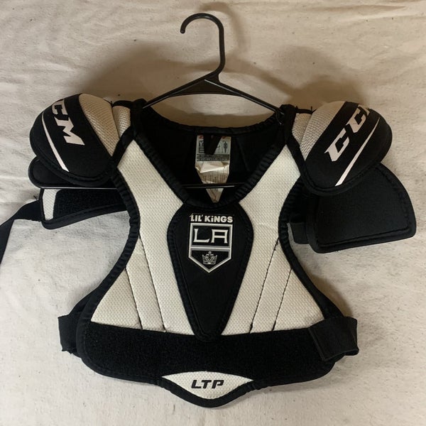 Used CCM LIL KINGS LA LG Hockey Shoulder Pads Hockey Shoulder Pads