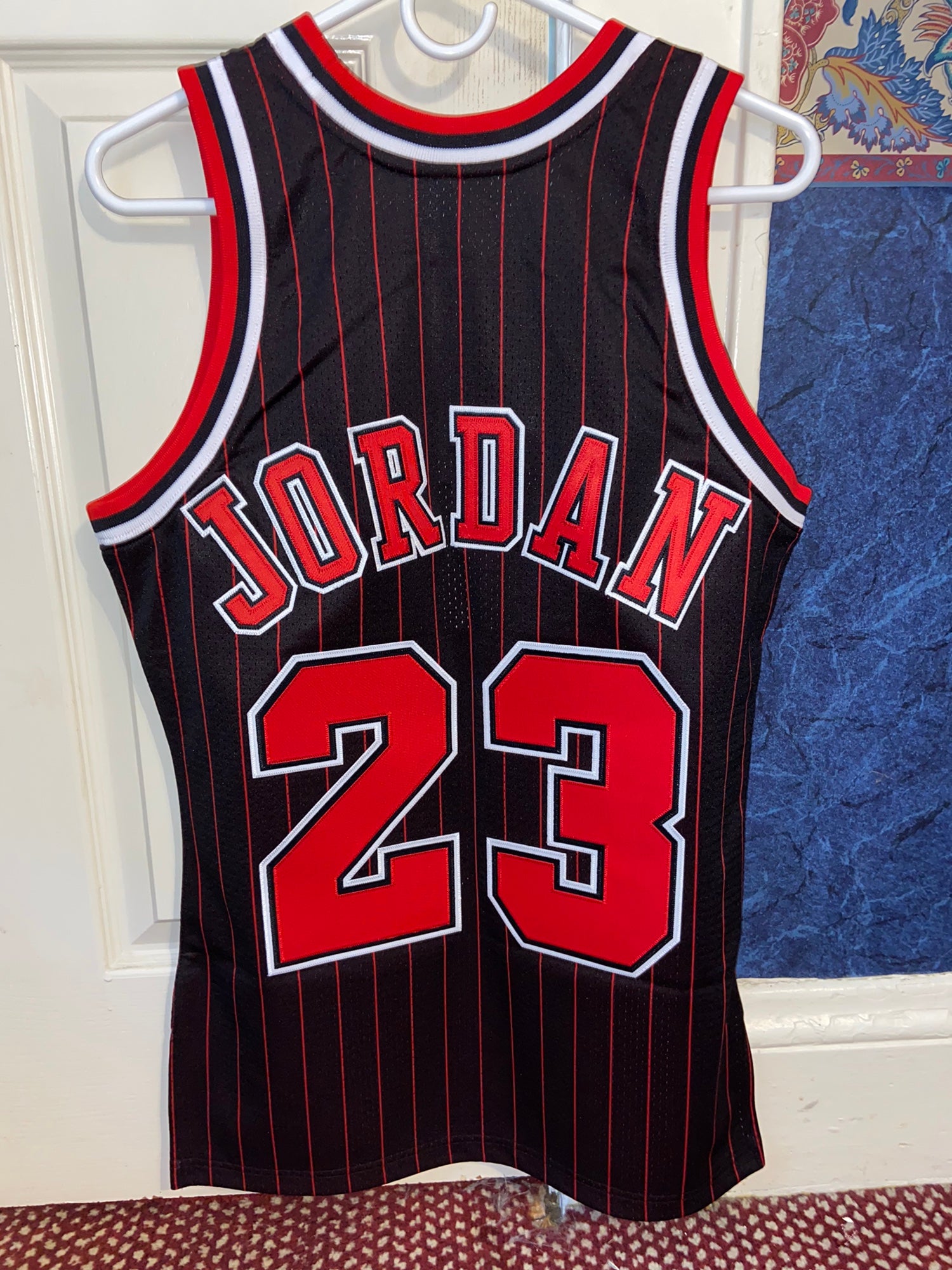 Preschool Mitchell & Ness Michael Jordan Black Chicago Bulls 1996/97 Hardwood Classics Authentic Jersey