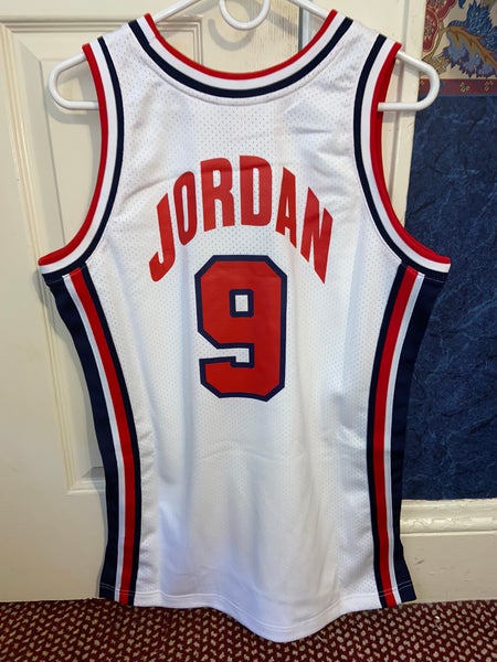 Men's Mitchell & Ness Michael Jordan White USA Basketball Authentic 1992 Jersey Size: Small