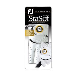 Footjoy Stasof Golf Glove (Womens RIGHT Large, 2016, White) NEW