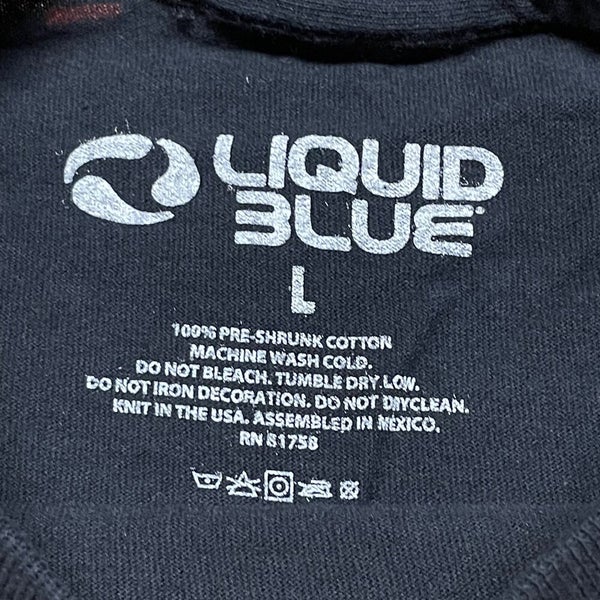 Liquid Blue Men's T-Shirt - Blue - L