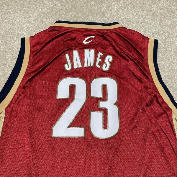 Adidas Cleveland Cavaliers Lebron James Jersey 23 Youth Large Womens Small