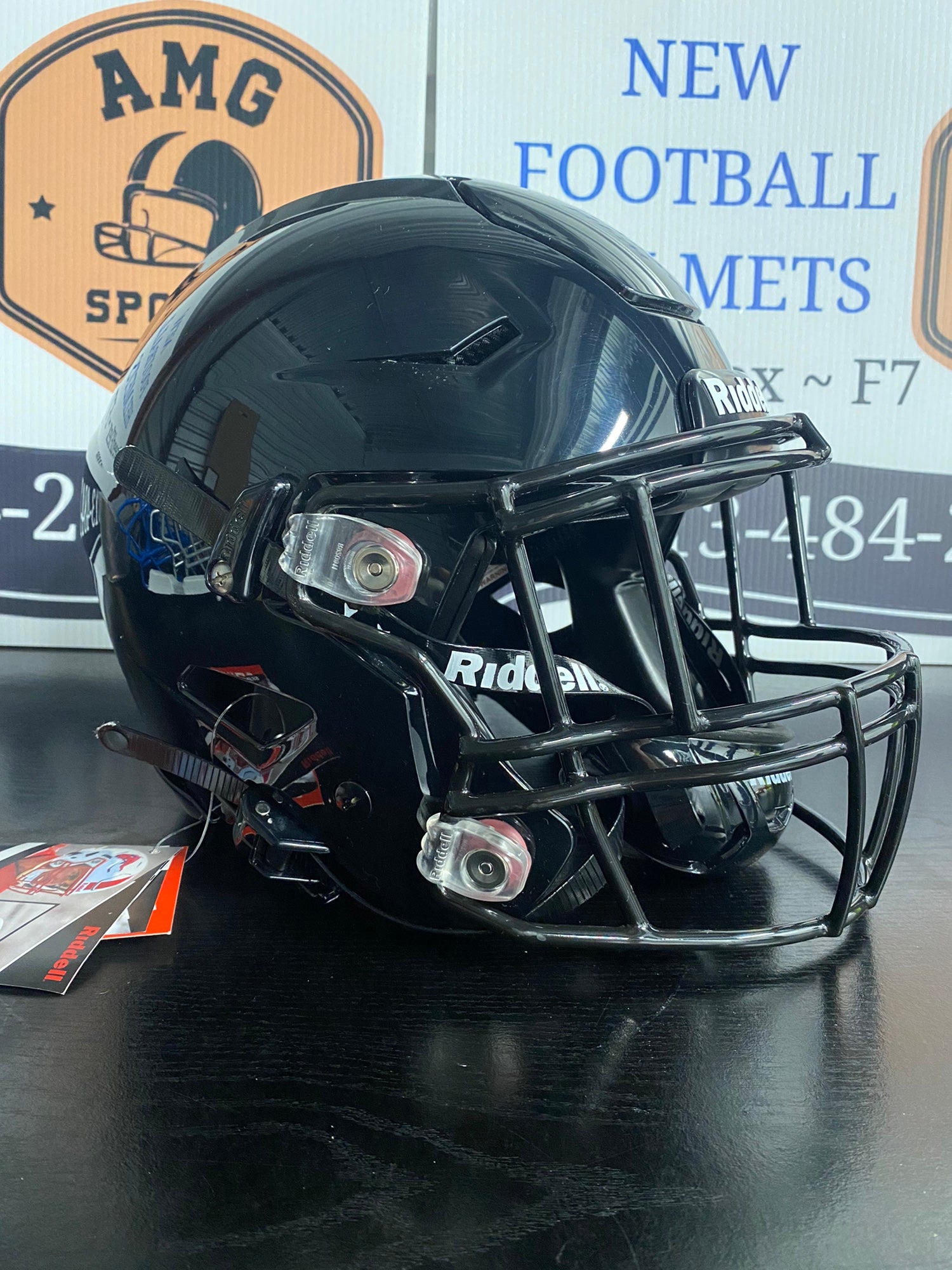 Riddell SpeedFlex Black Out - Adult White / Medium