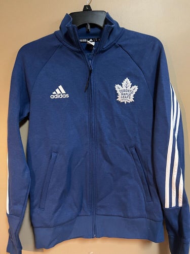 Men's Toronto Maple Leafs adidas Blue Lifestyle Full-Zip - Track Jacket - Small
