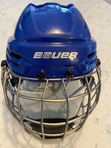 Used Small Bauer  Re-Akt 95 Helmet W/ Cage