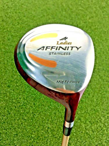 Affinity Ladies Stainless Mid Fairway Wood / RH / 62g Ladies Graphite / gw1777