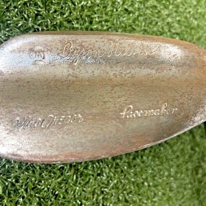 Byron Nelson Pacemaker Pitching Wedge RH Stiff Steel ~35.5" Leather Grip /mm3187
