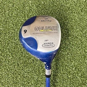 Dunlop Goliath Stainless Steel 9 Wood 28* / RH / Regular Graphite / jl5673