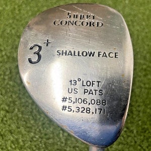 Nickent Super Concorde Shallow Face 3+ Wood 13* RH Regular Graphite ~43" /mm5665