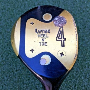 Lynx Heel N' Toe Persimmon 4 Wood / RH / Regular Steel ~42" / Nice Club / mm2777