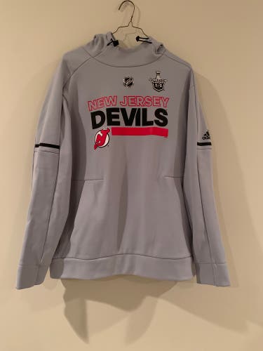 New Jersey Devils 2018 Stanley Cup Playoffs Authentic Player Issued Hoodie