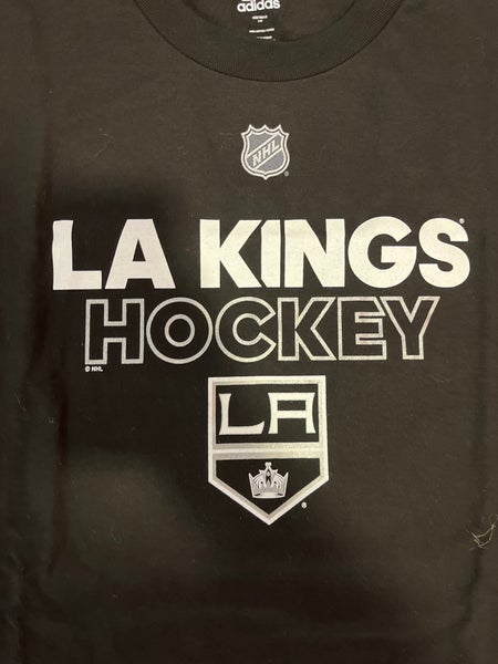 Los Angeles Kings Mens Reebok Shield Logo T-Shirt Black