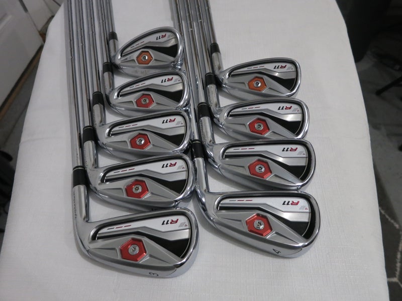TaylorMade R11 Iron Set - 3-PW, SW - KBS 90 Stiff Flex Steel