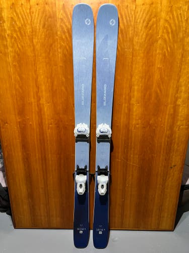 Used Women's 2020 Blizzard  157 cm Powder Sheeva 9 Skis With Bindings