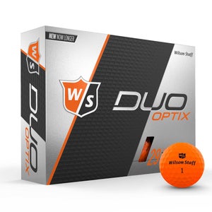 Wilson Staff Duo Soft Optix Golf Balls (Matte ORANGE, 12pk) NEW