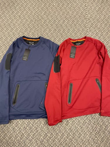 Bauer 2-Pack Fleece Crew Adult Medium