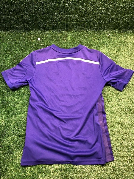 Youth Medium ( PURPLE/BLACK) Unisex Soccer Jerseys