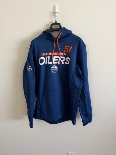 NHL Edmonton Oilers Team Issued Warmup Hoodie