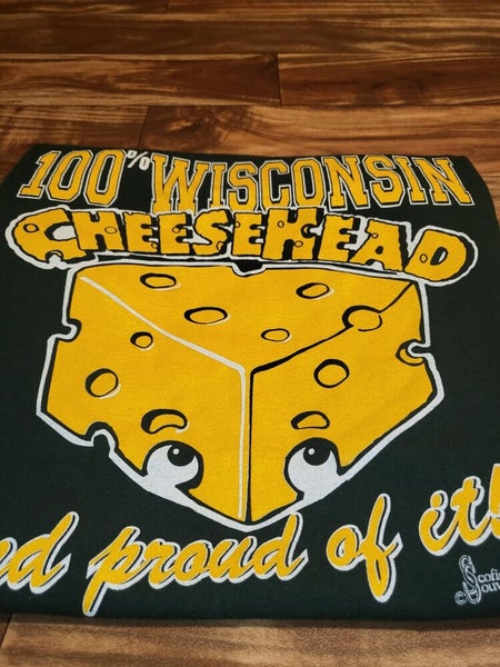 Green Bay Packers Long T-Shirt Graphic Men Cotton GB Cheesehead Chest