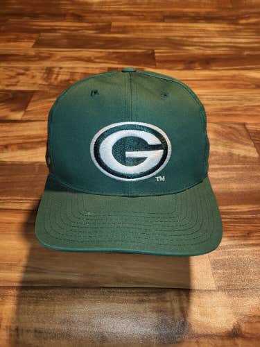 Vintage Green Bay Packers NFL Sports Plain Logo ANNCO Hat Cap Snapback
