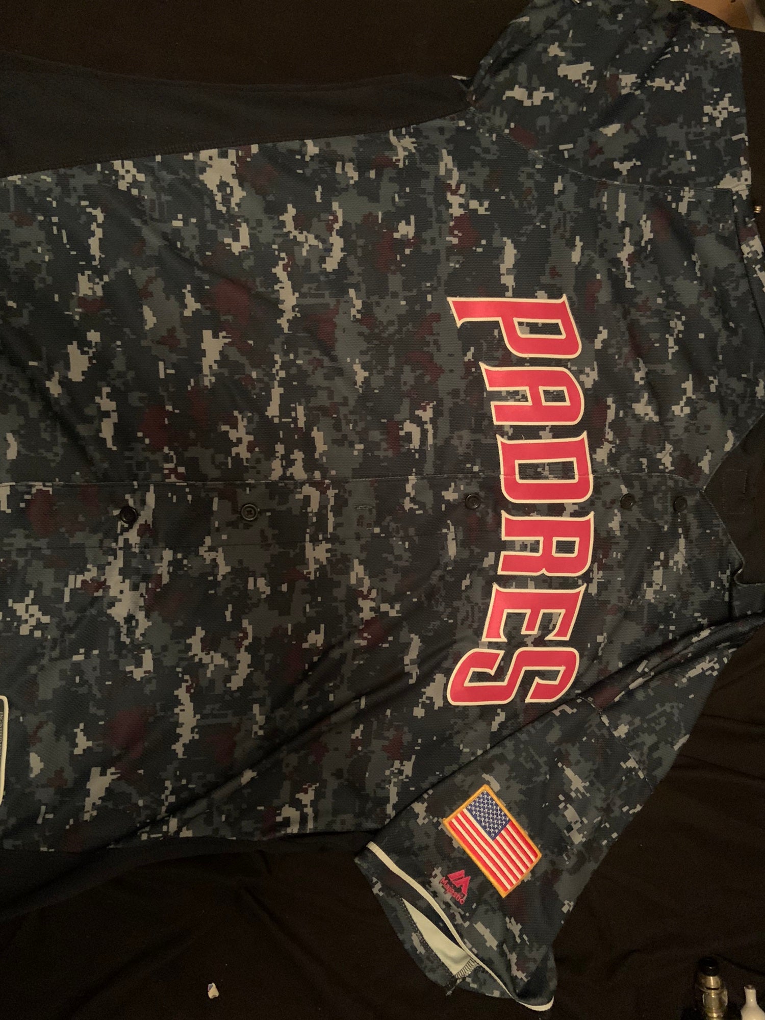 San Diego Padres navy Camo Mother's Day jersey