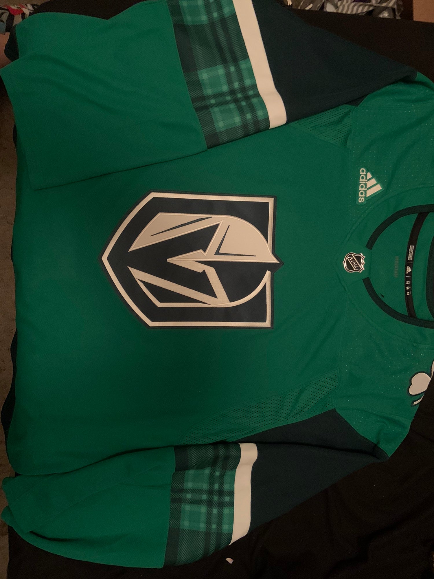 Vegas Golden Knights Fanatics Branded 2021 St. Patrick's Day Breakaway  Jersey - Green