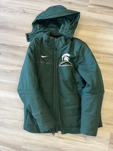 Team Issued Michigan State Spartans Parka Jacket