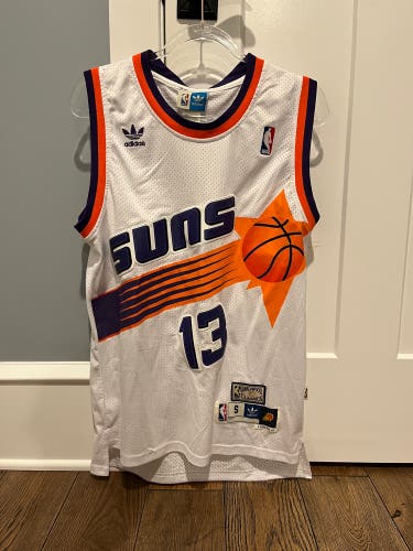 White Used Small Adidas Jersey