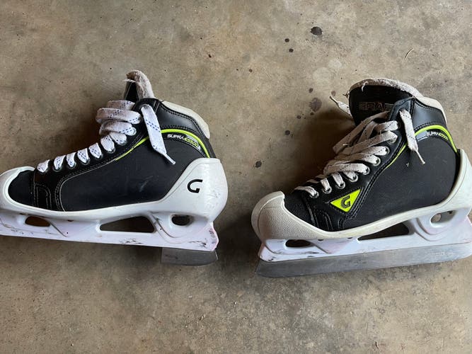 Used Graf Regular Width Size 6 Supra G5500 Hockey Goalie Skates