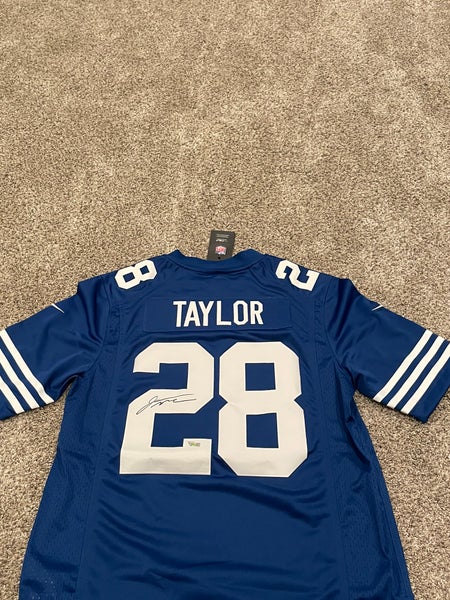 Jonathan Taylor Indianapolis Colts Autographed Nike White Game Jersey