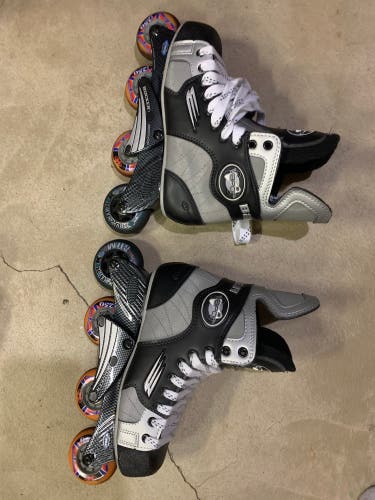 New Bauer Extra Wide Width Size 7 Vapor Agility Inline Skates