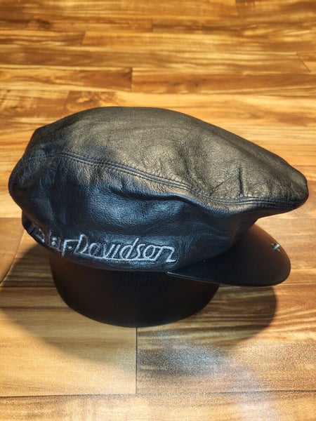 Vintage Rare Harley-Davidson Leather Hat